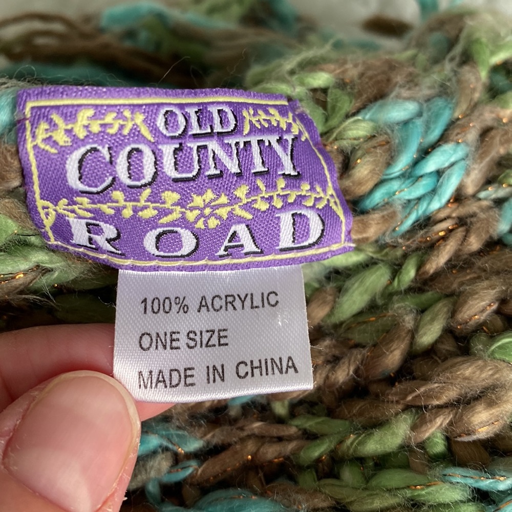 Old county road brand scarf - Picture 3 of 4